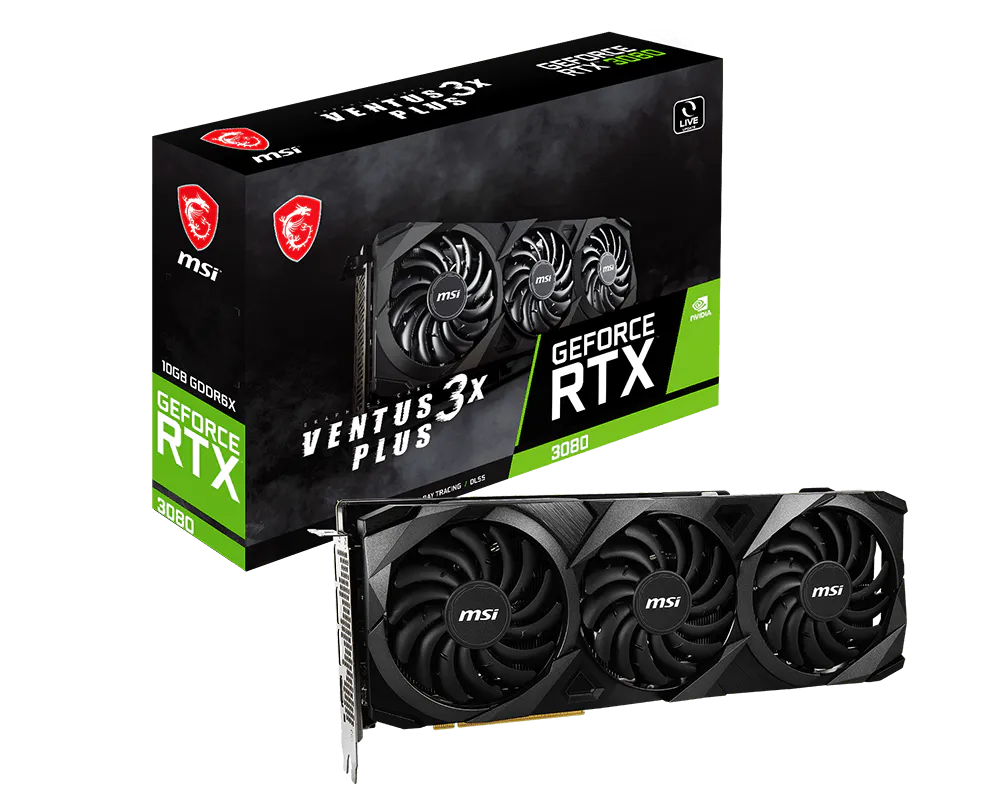 MSI GeForce RTX 3080 VENTUS 3X PLUS 10G V1 LHR